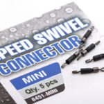 Greito keitimo suktukas Flagman Speed Swivel Connector MINI 5 vnt.