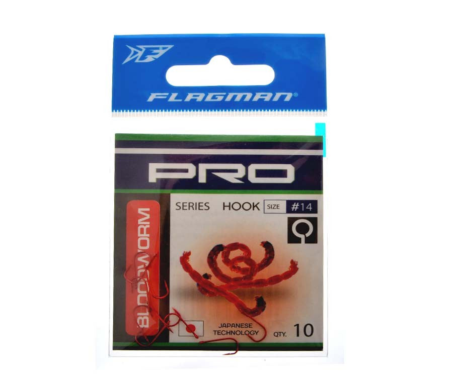 Kabliukai Flagman Bloodworm Pro №14