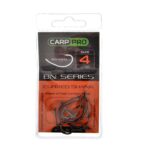 Kabliukai Carp Pro Black Nickel Curved Shank № 4