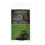 Kabliukai Carp Pro Black Nickel Long Shank №8