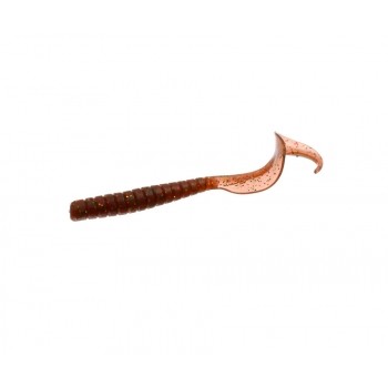 Silikoninis guminukas Flagman Sly 4″ Brown Flash Salmon