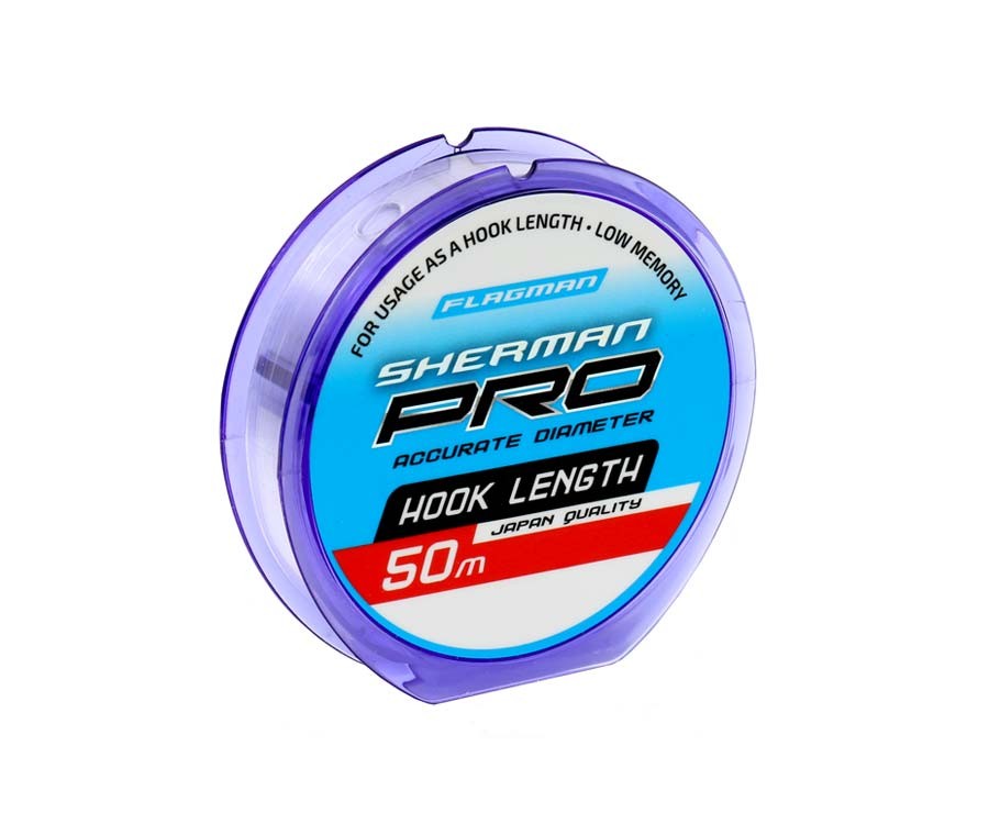 Valas pavadėliams Flagman Sherman Pro Hook Length 50m 0.091mm