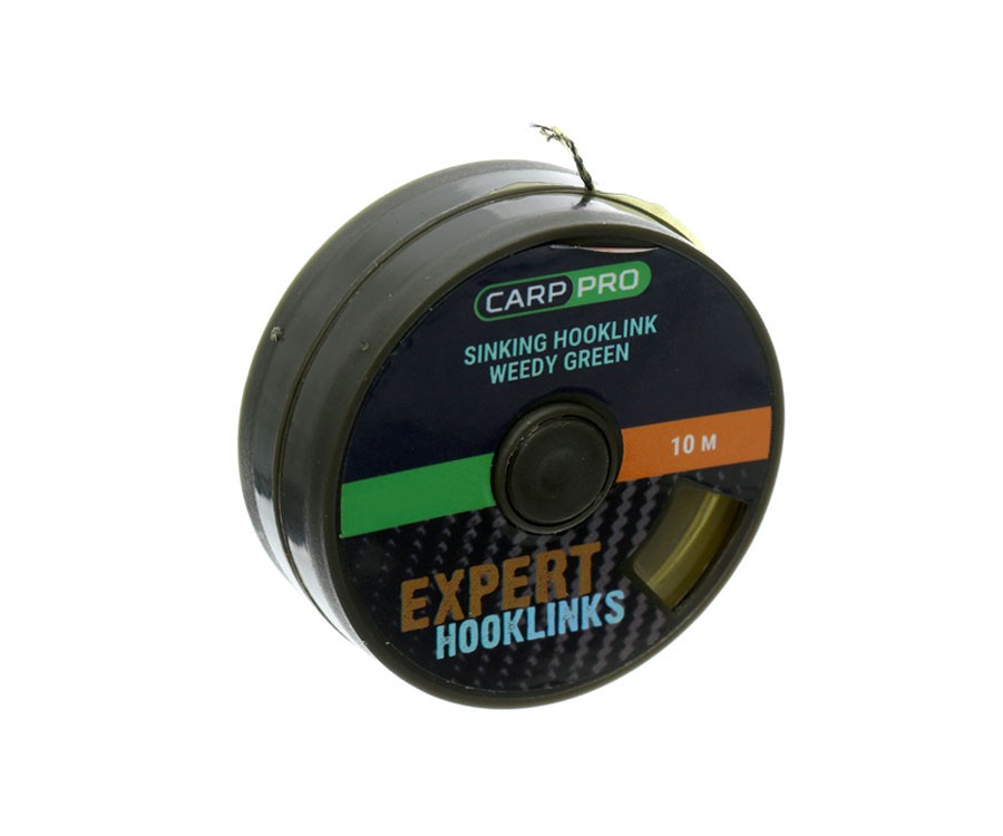 Pavadėlinis valas be padengimo Carp Pro Weedy Gr. Sinking 25lb 10m