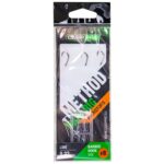 Pavadėliai su kabliukais Carp Pro Method Hair Rig Line 0,24mm Hook Size №6