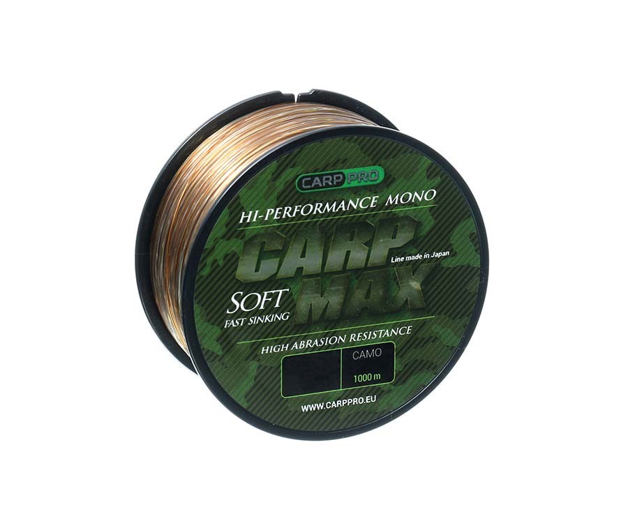 Karpinis valas Carp Pro Carp Max Camo 1000m 0.30mm