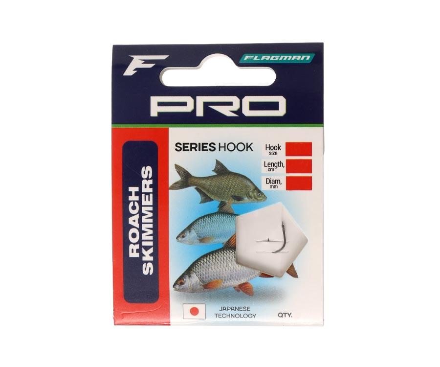 Surišti pavadėliai Flagman Pro Roach Skimmers Hooks Nr.14