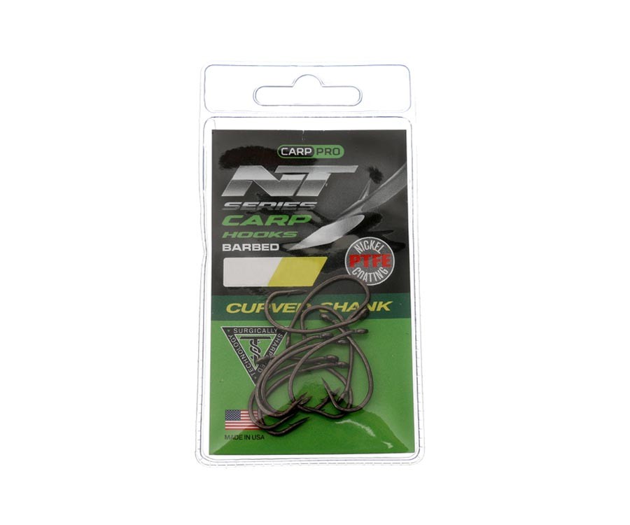Kabliukai Carp Pro Curved Shank NT Series №4