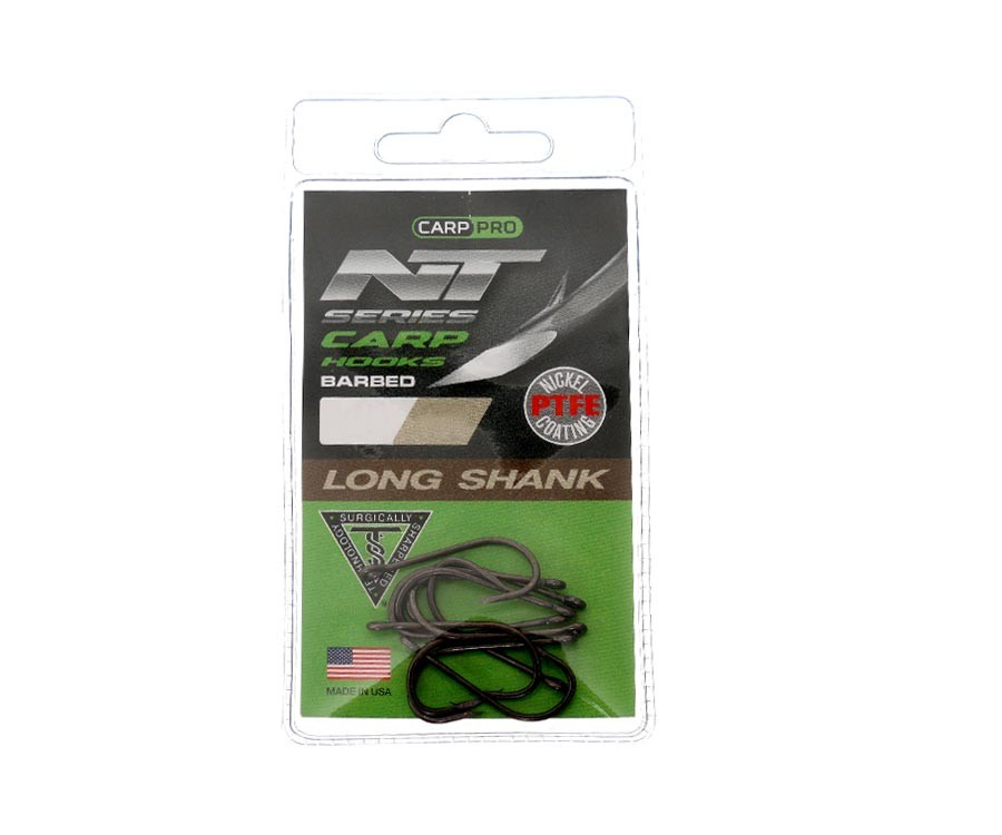 Kabliukai Carp Pro Long Shank NT Series №6