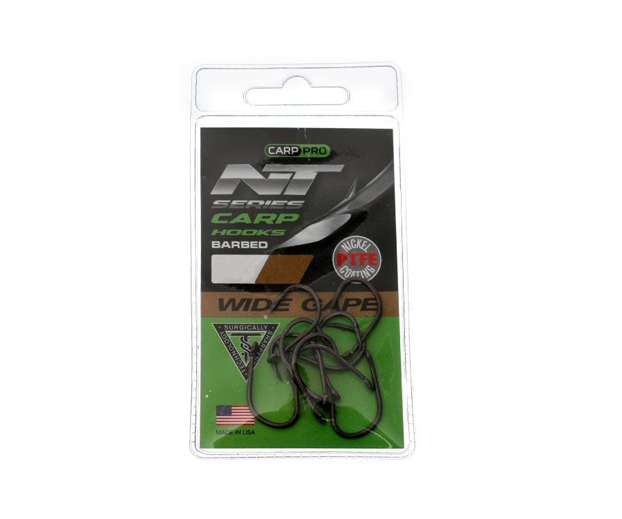 Kabliukai Carp Pro Wide Gape NT Series №8