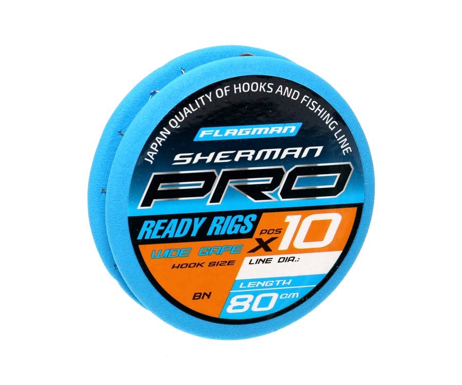 Surišti pavadėliai Flagman Sherman Pro Wide Gape Ready Rigs №16