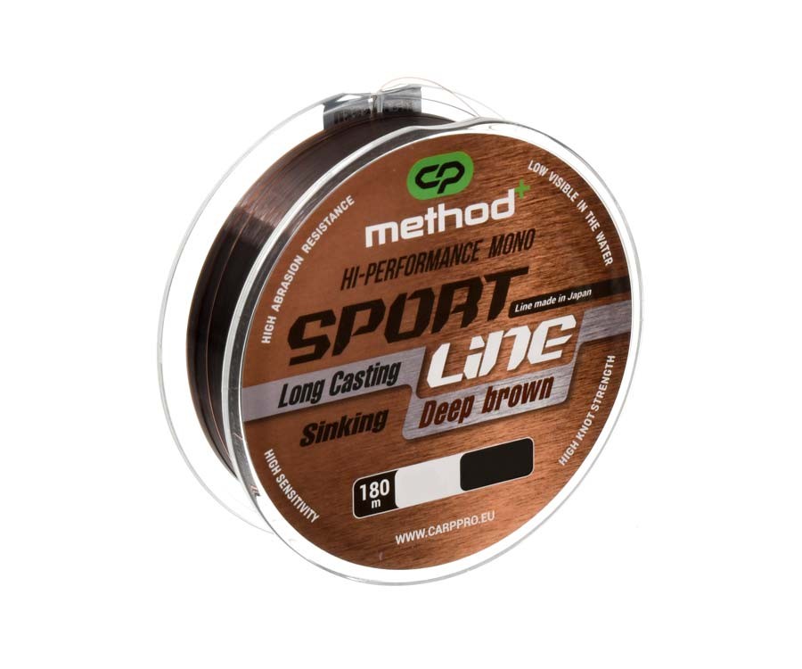 Monofilamentinis valas Carp Pro Sport Line Method+ 180m 0.235mm