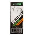 Pavadėliai su kabliukais Carp Pro Method Hair Rig Hooklink 10 lb №12