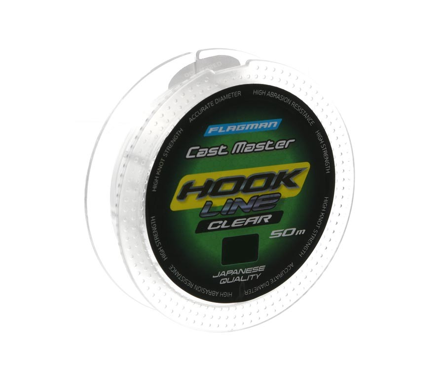 Pavadėlinis valas Cast Master Hook Line Clear 50m 0.14mm