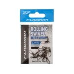Segtukas su suktuku Flagman Rolling Swivel With Snap Black Matt M