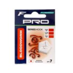 Surišti pavadėliai Flagman Pro Bloodworm Hooks Nr14