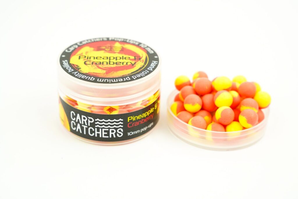 POP UP CARP CATCHERS ”PINEAPPLE & CRANBERRY” 8MM