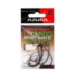 Ofsetiniai kabliukai Azura Long Offset Worm Hook № 1/0