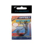 Ofsetiniai kabliukai Flagman Worm Super Wide Gape Offset Nr 1/0