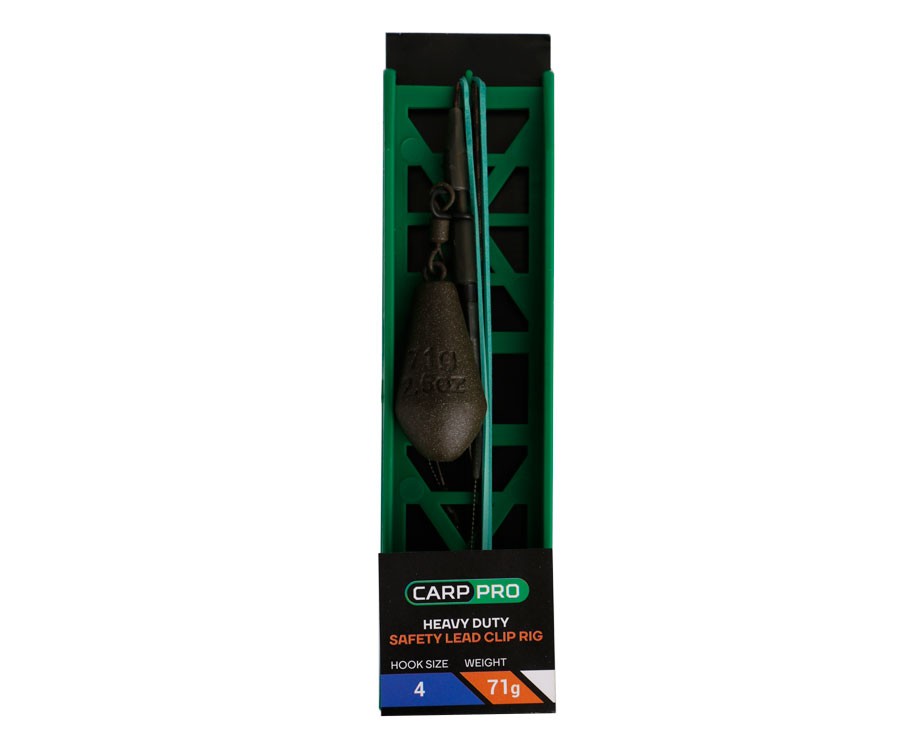 Paruošta sistemėlė Carp Pro HD Safety Lead Clip Nr4 71g