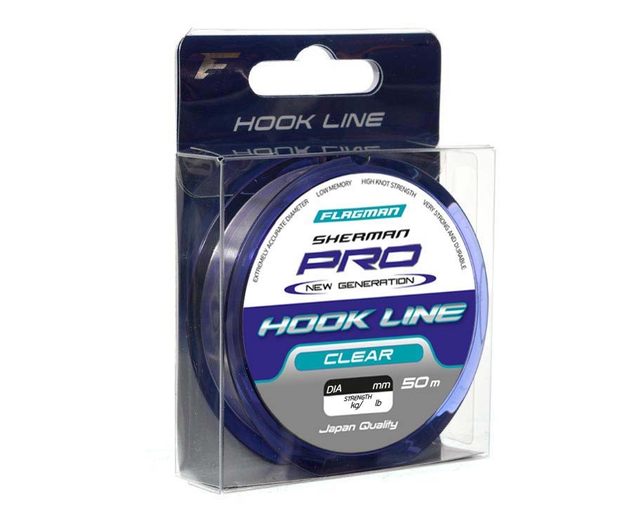 Valas pavadėliams Sherman Pro Hook Line New Generation 50м 0.165мм