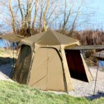 Karpinė palapinė Carp Pro RAM XD Shelter 3+ žmonėms su dviem įėjimais