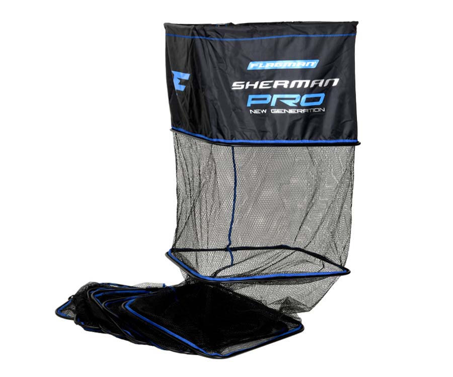 Tinklelis žuvims Flagman Sherman New Generation Rubber Mesh 4м
