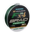Pintas valas Flagman S-River PE Braid Hybrid F4 Feeder 150м Moss Green 0.12мм