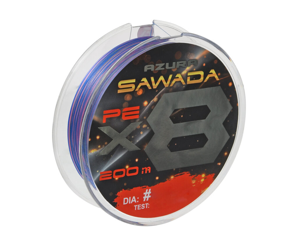 Pintas valas Azura ’25 Sawada X8 Multicolor 200м #2 0.235мм